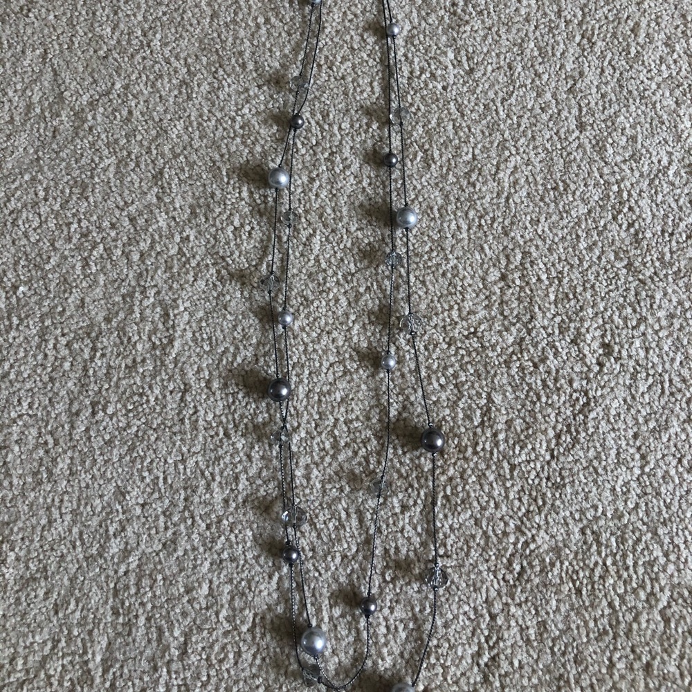 Silver Beads Necklace